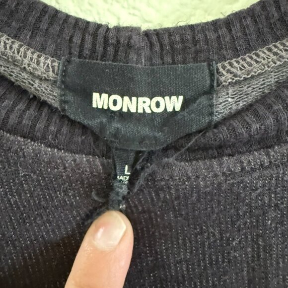 Monrow Ruffle Sweater - Picture 3 of 4